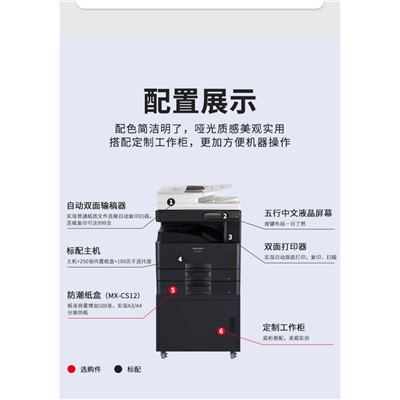 夏普MX3618彩色復(fù)印機(jī)